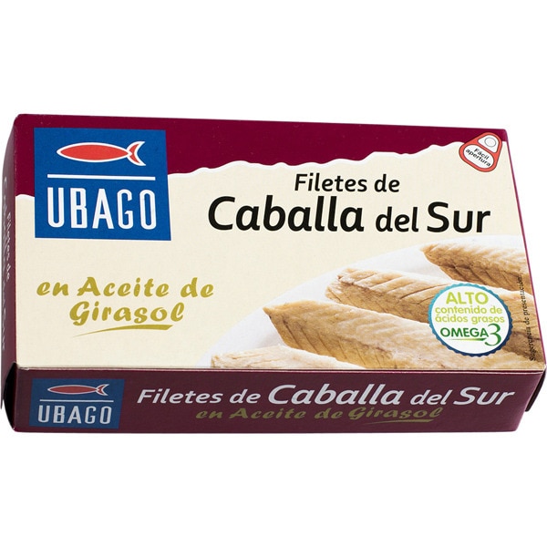FILETES DE CABALLA DEL SUR UBAGO 85g.