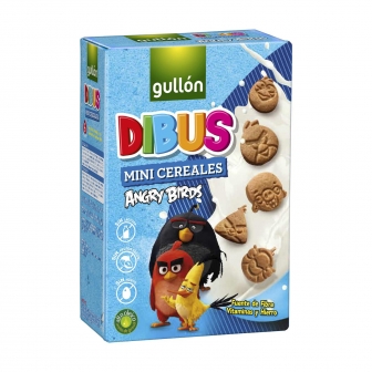 GALLETAS DIBUS ANGRY BIRDS S/LACTOSA GULLON 250 g.