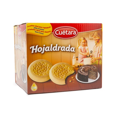 GALLETA HOJALDRADA CUETARA 1,4 Kg.