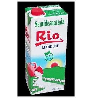 LECHE RIO SEMIDESNATADA 1,5 L.
