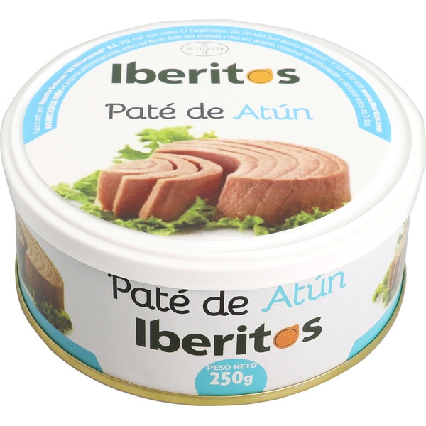 IBERITOS PATE ATUN 250 g.