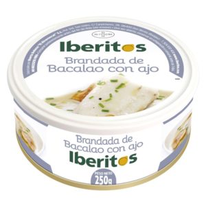 IBERITOS PATE BACALAO CON AJO 250 g.