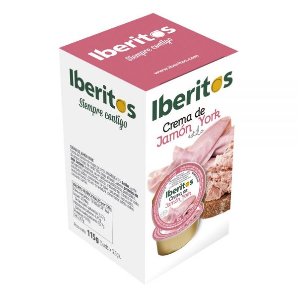 IBERITOS CREMA JAMÓN YORK CAJA 5 ud.