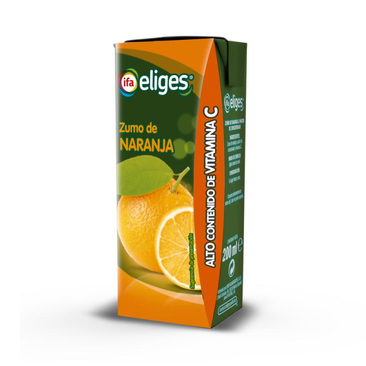ZUMO NARANJA IFA ELIGES BRICK 1L.