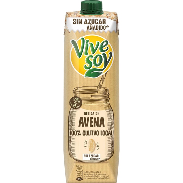 PREPARADO LACTEO AVENA VIVESOY 1 L. 