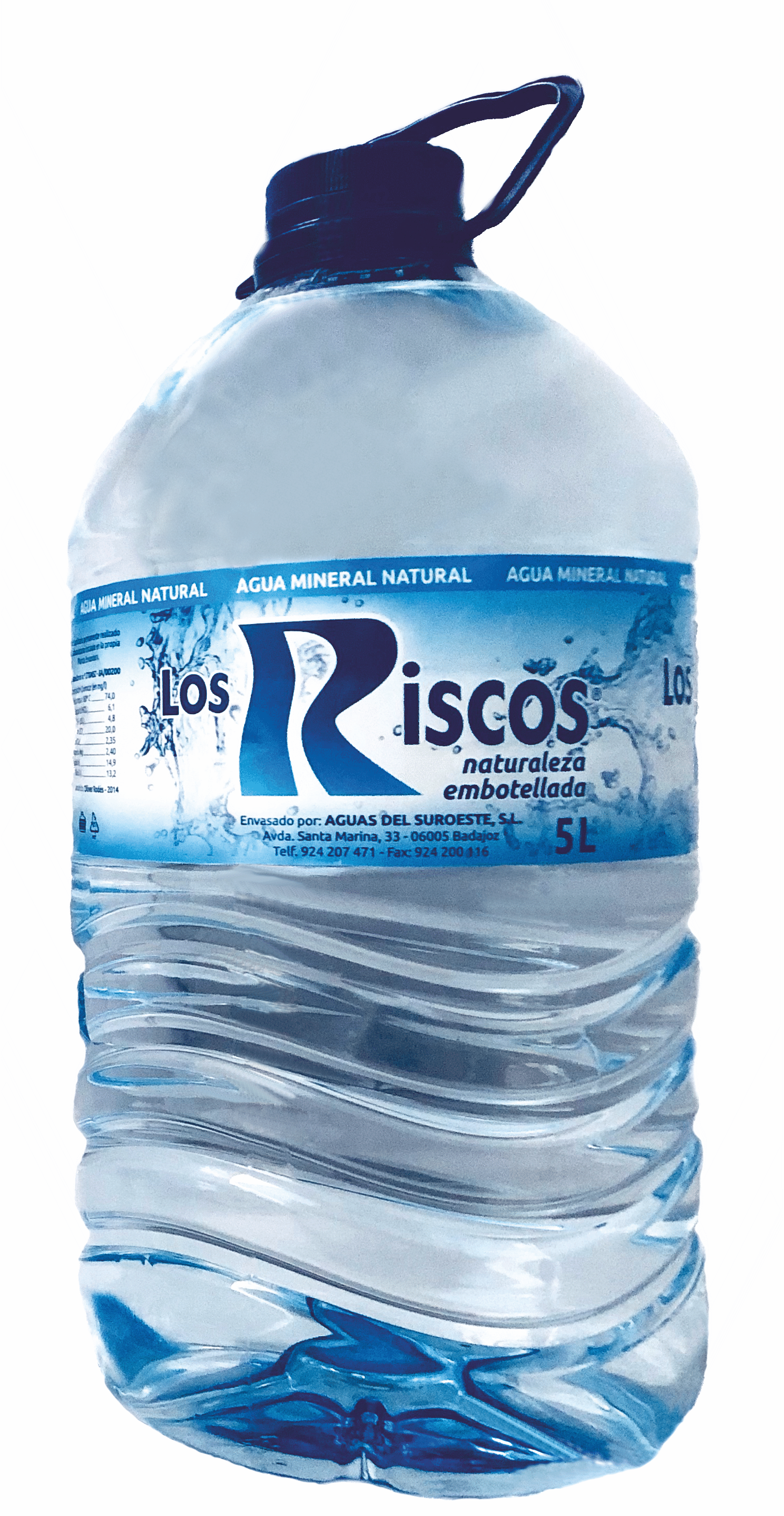 AGUA MINERAL LOS RISCOS 5 L.