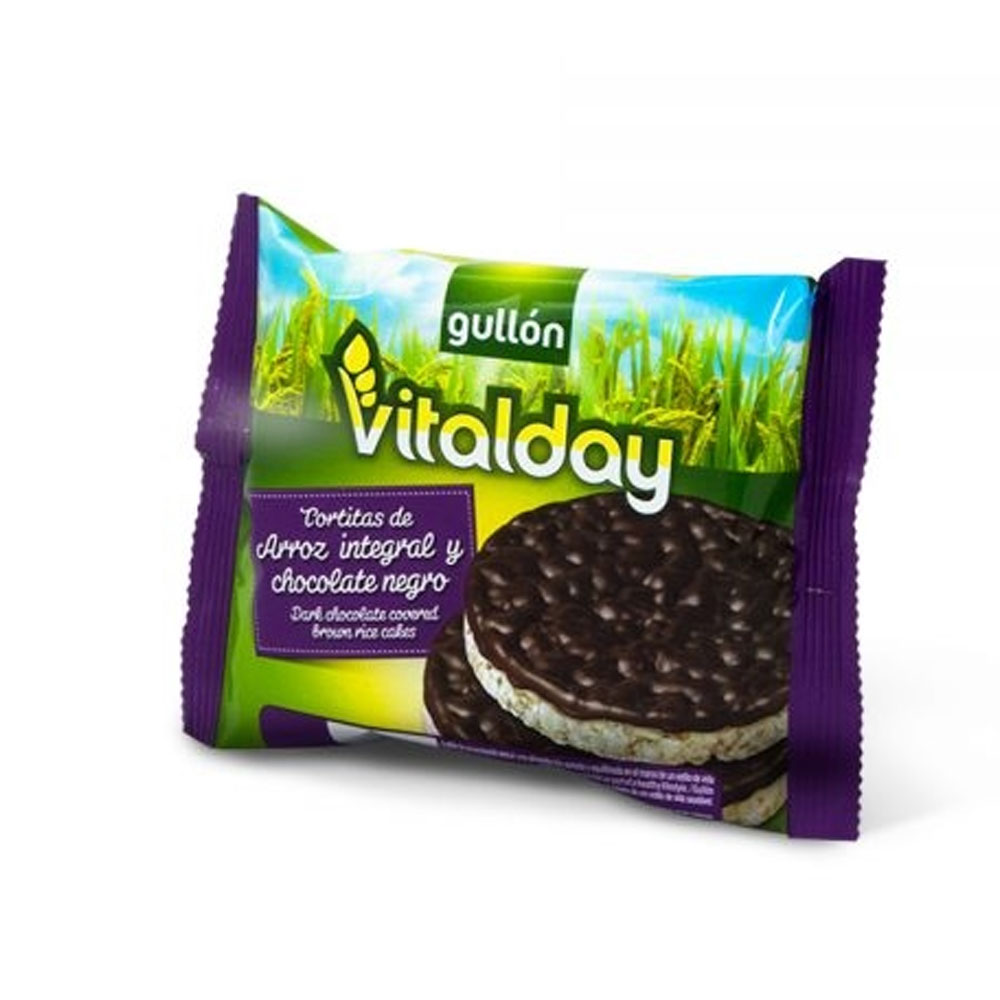 TORTITA ARROZ INTEGRAL CON CHOCOLATE GULLON 105 g.