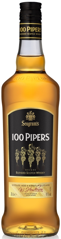 WHISKY 100 PIPERS SEAGRAMS 70cl.