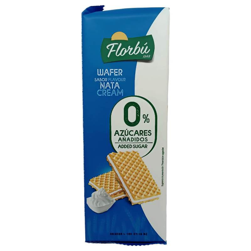 GALLETA BARQUILLO NATA FLORBU 150g 0% 