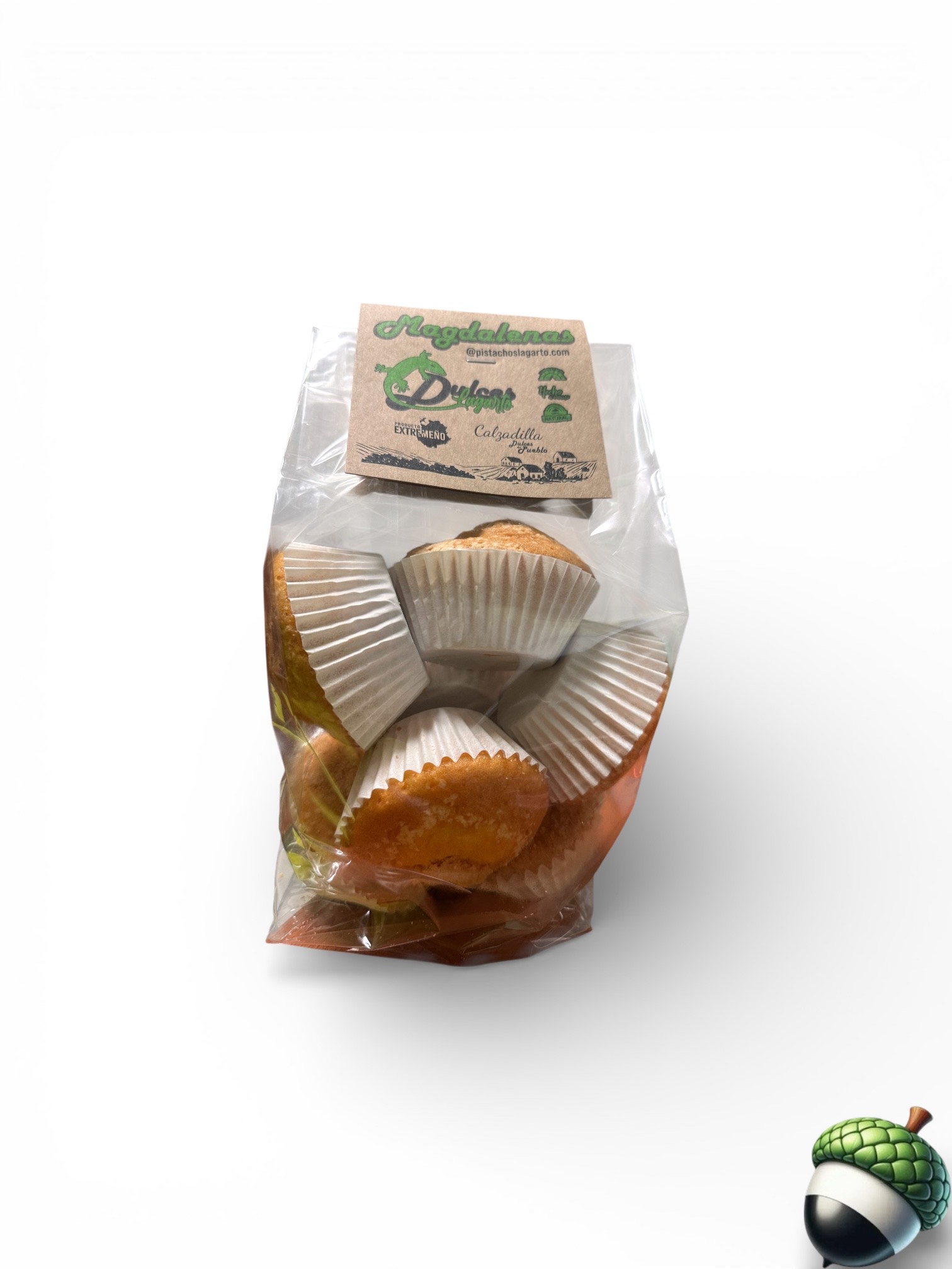 MAGDALENAS CASERAS EXTREMEÑAS EL LAGARTO 500g.