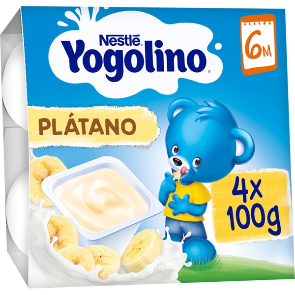 POSTRE NESTLE YOGOLINO PLATANO 4x100g.