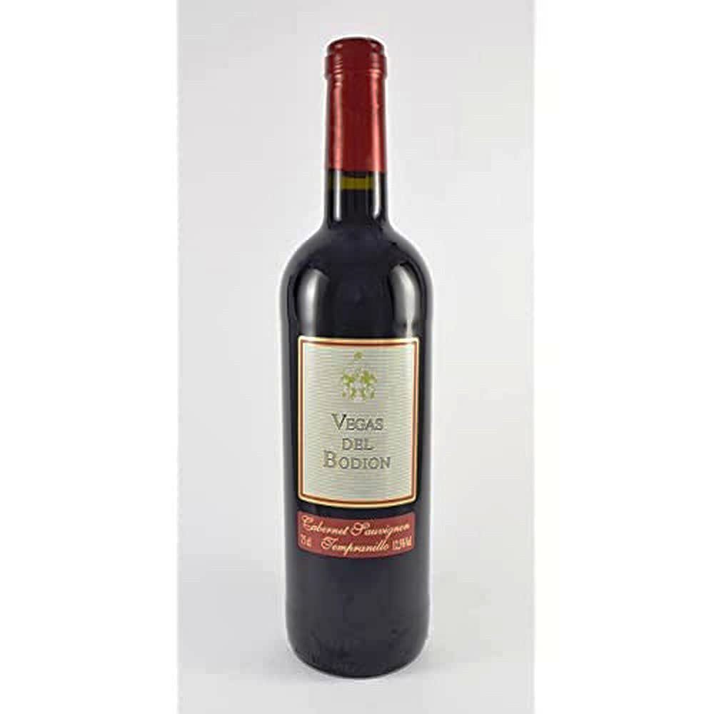 VINO TINTO TEMPRANILLO VEGAS DEL BODION 75cl.