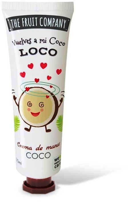 CREMA DE MANOS COCO 50ml. THE FRUIT COMPANY