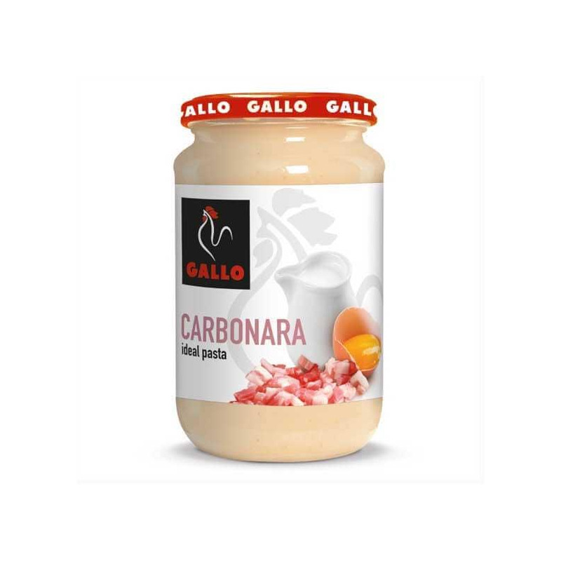 SALSAS GALLO CARBONARA FRASCO 330g.