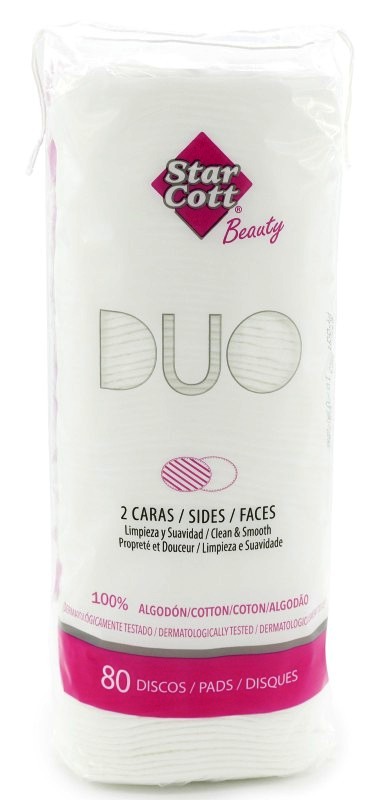 DISCOS ALGODON STAR COTT OVALADOS 80ud.