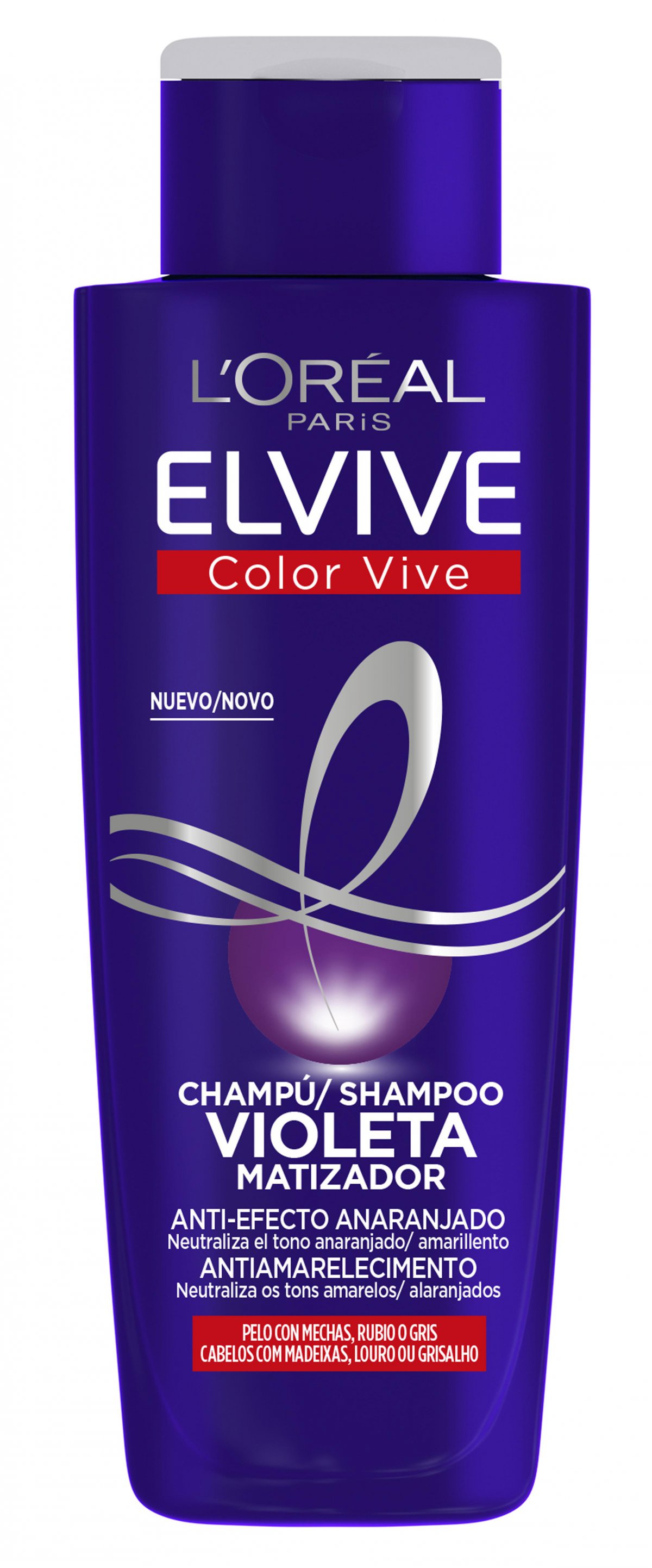 CHAMPU ELVIVE VIOLETA 200ml.