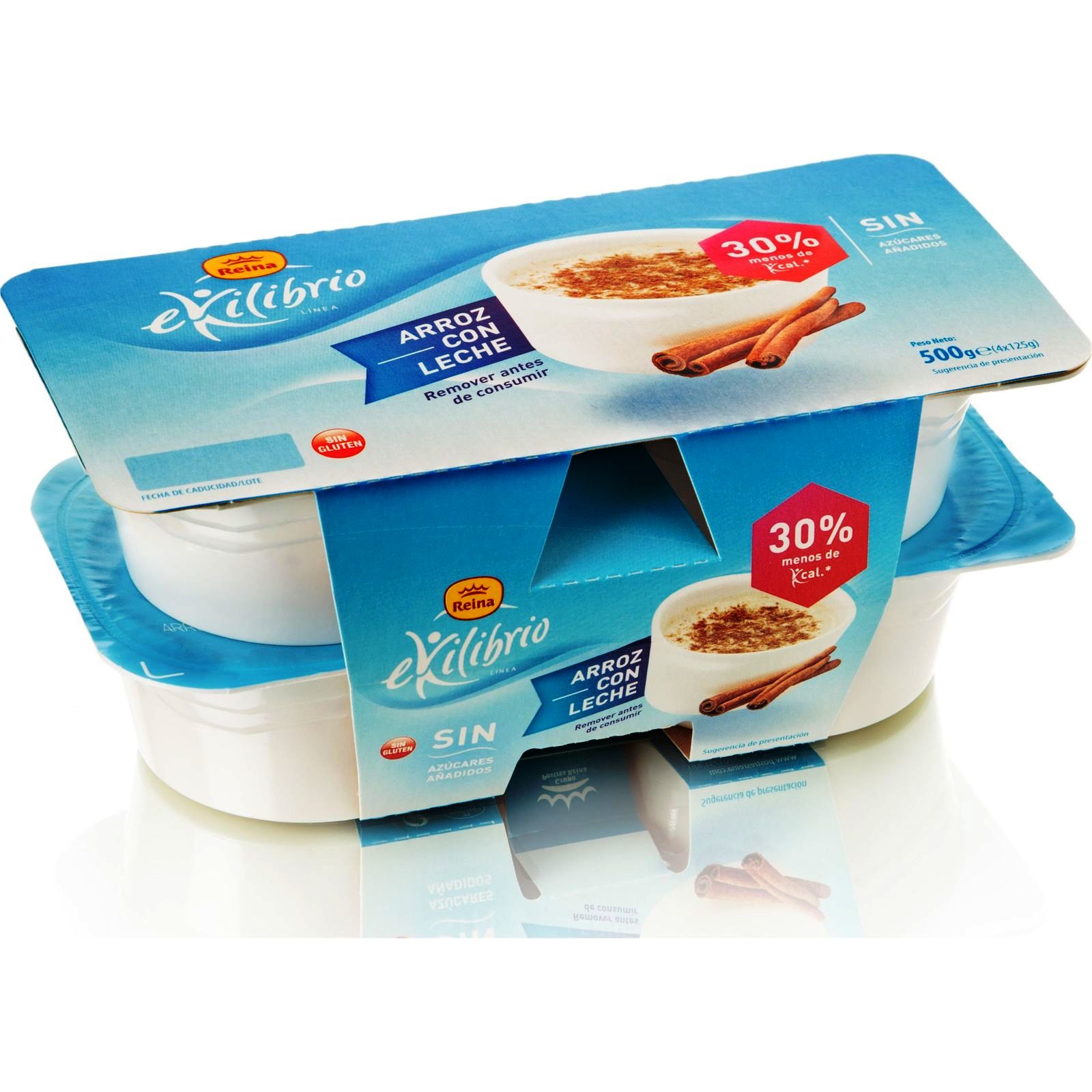 ARROZ CON LECHE REINA S/A EQUILIBRIO 4x125g.