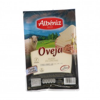 QUESO LONCHAS OVEJA ALBENIZ 70g.