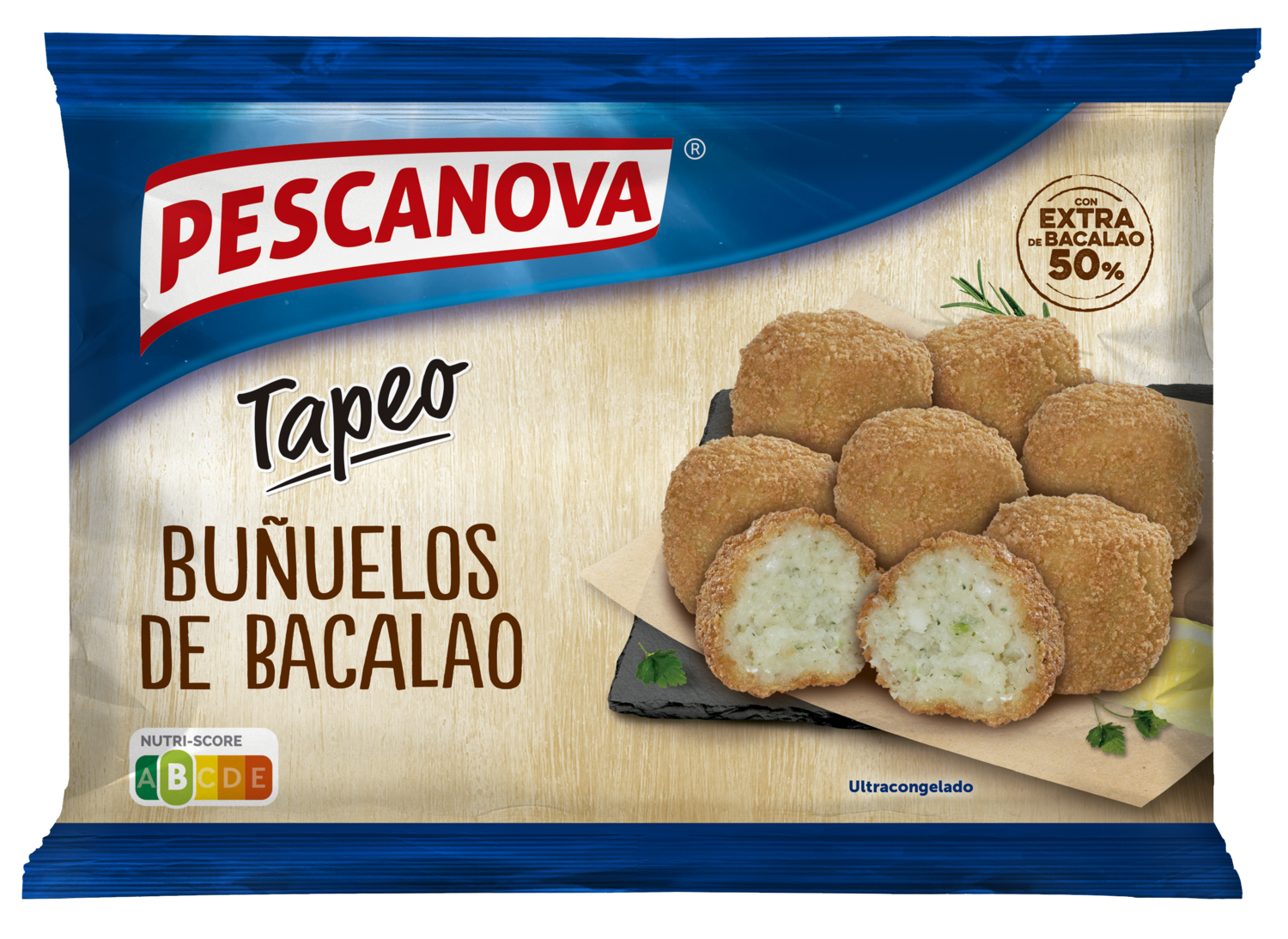 BUÑUELOS DE BACALAO PESCANOVA 300g.