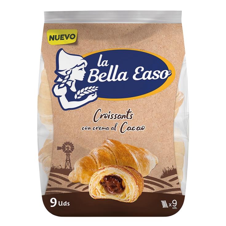 CROISSANT CHOCOLATE LA BELLA EASO 9ud. 378g.